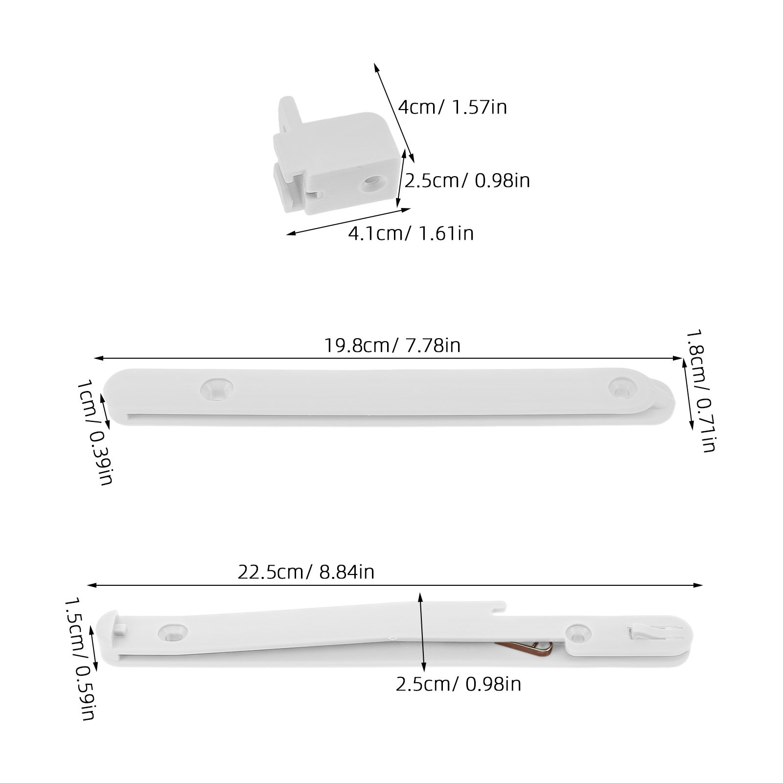 2 set Baby Crib Rail Connector - Furniture Hardware ulasan dan harga