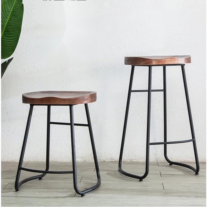 Simple Modern Iron Bar Chairs, - Z. A. Furniture ulasan dan harga