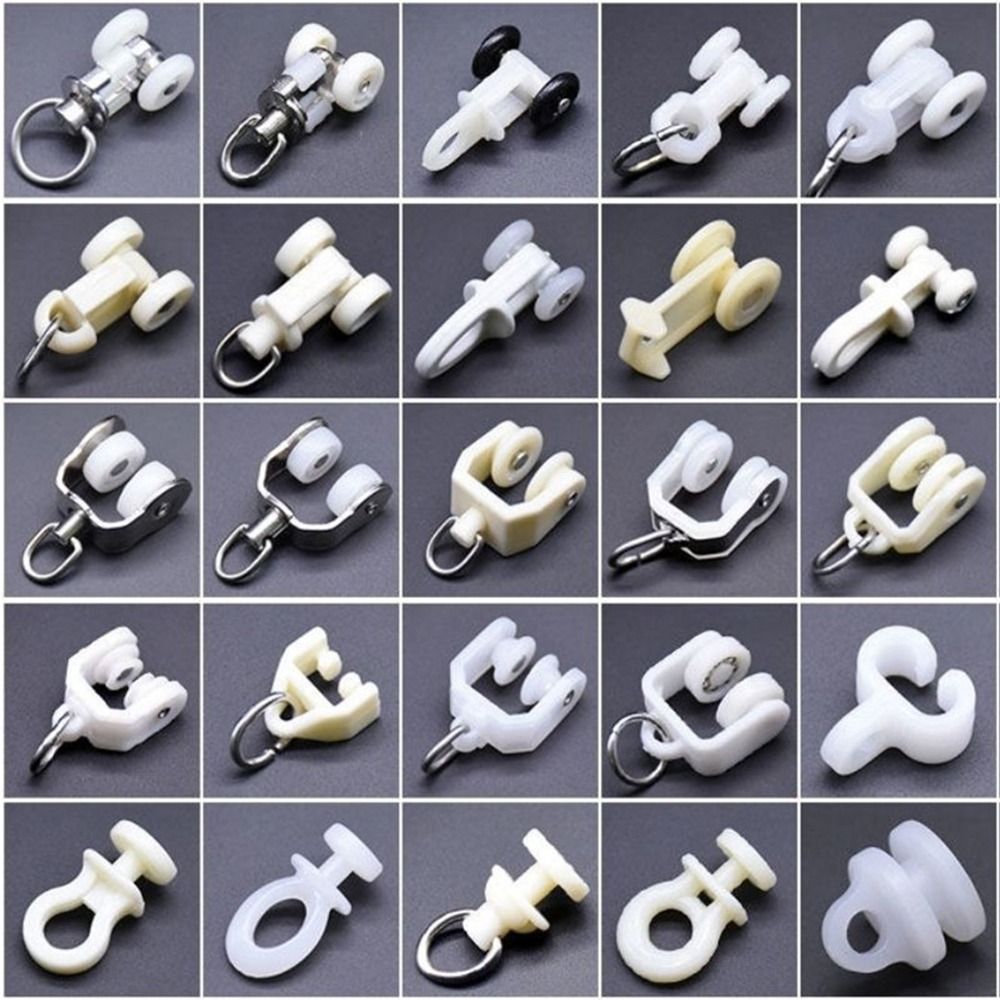 10Pcs Straight Curved Track Ro - Furniture Rails Hardware ulasan dan harga