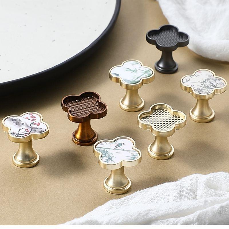 Cabinet Knobs Chinese Painting - Furniture And Hardware Supplies ulasan dan harga