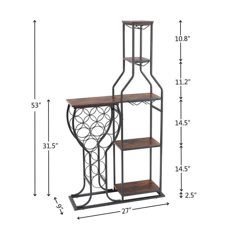 Z@*European-style Iron Wine Ra - Z. A. Furniture ulasan dan harga