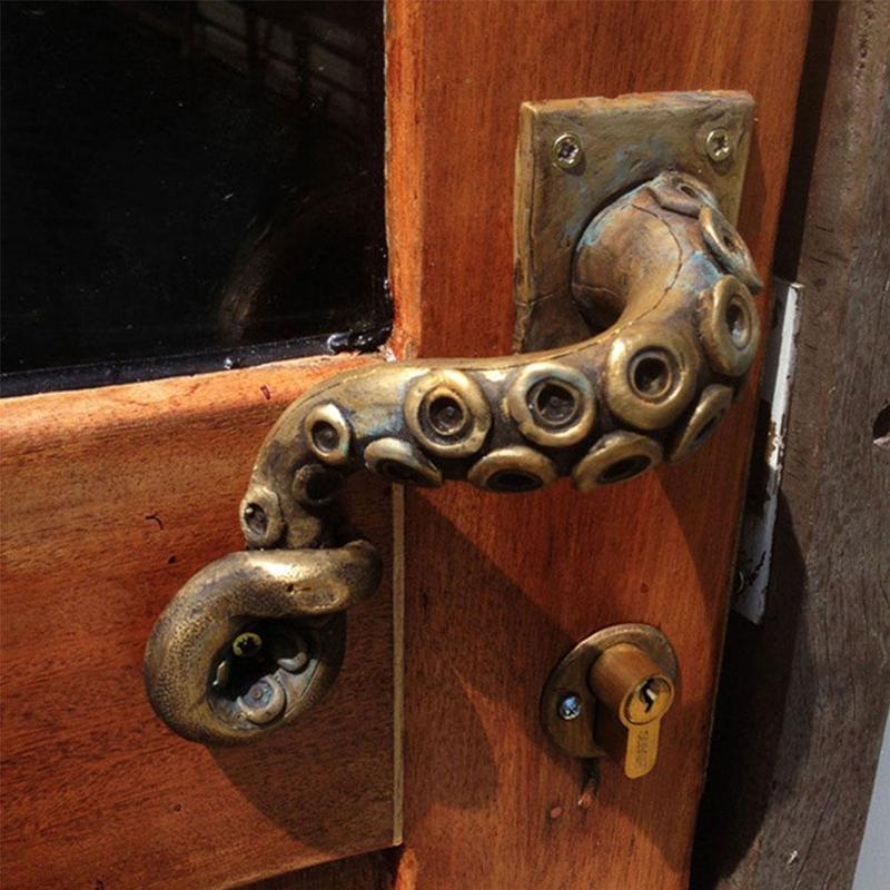 Vintage Octopus Door Knob Outd - Furniture Hardware Supplies ulasan dan harga