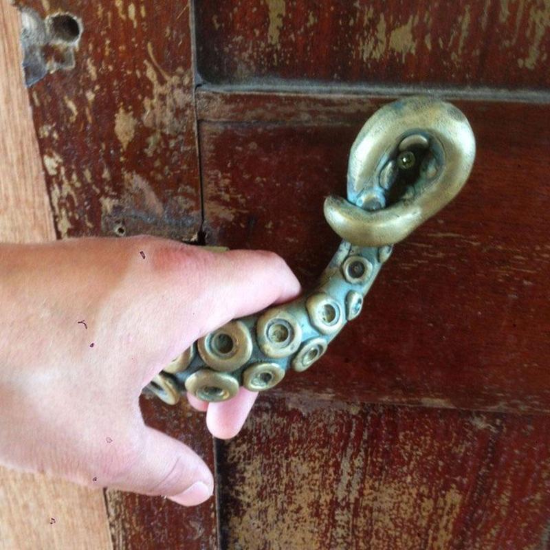 Vintage Octopus Door Knob Outd - Furniture Hardware Supplies ulasan dan harga