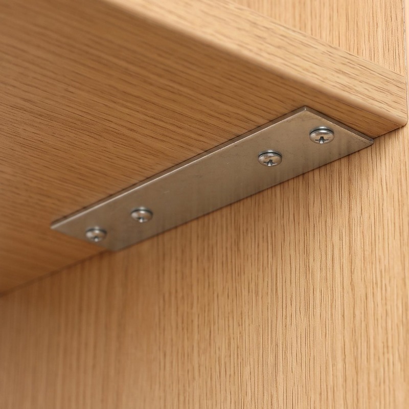6/1PCS Heavy Duty Straight Bra - Furniture And Hardware Supplies ulasan dan harga