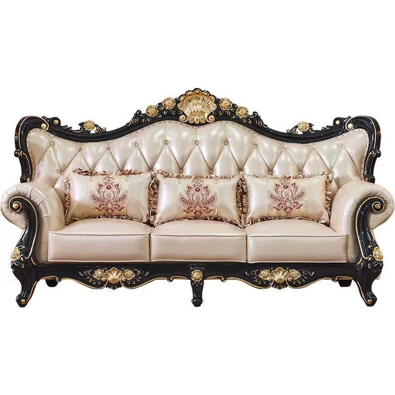 z French Style Sofa Luxury Lea - Z. A. Furniture ulasan dan harga