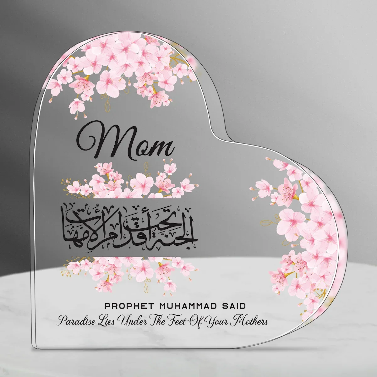 Heart Acrylic Desk Plaque Mom  - Furniture Paradise & Hardware Ghaziabad Photos ulasan dan harga