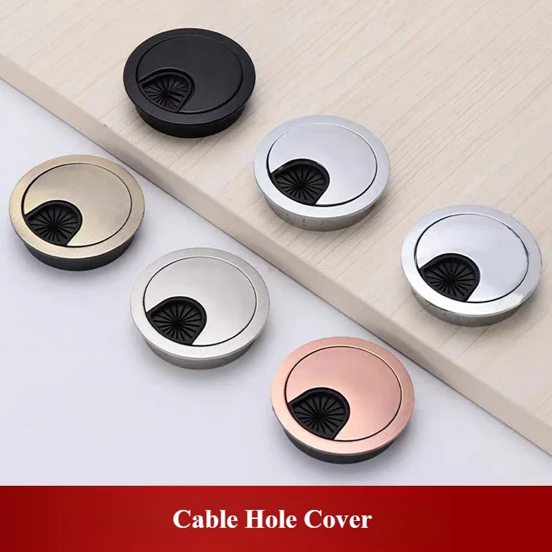 1Pcs Desk Wire Hole Cover Base - Furniture Hardware Covers ulasan dan harga