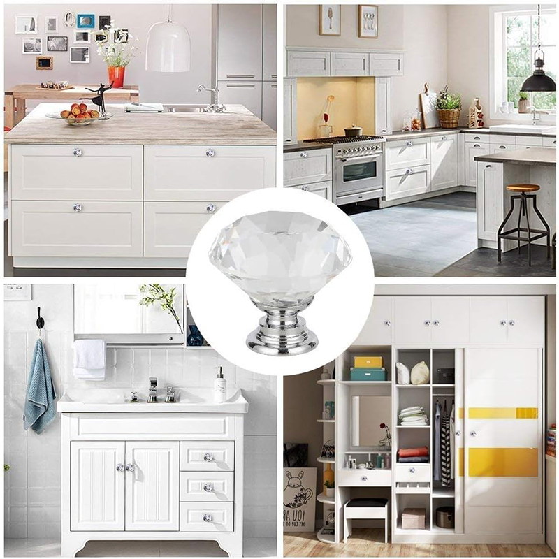 6Pcs Cabinet Knob with Screws  - Furniture Hardware Supplies ulasan dan harga