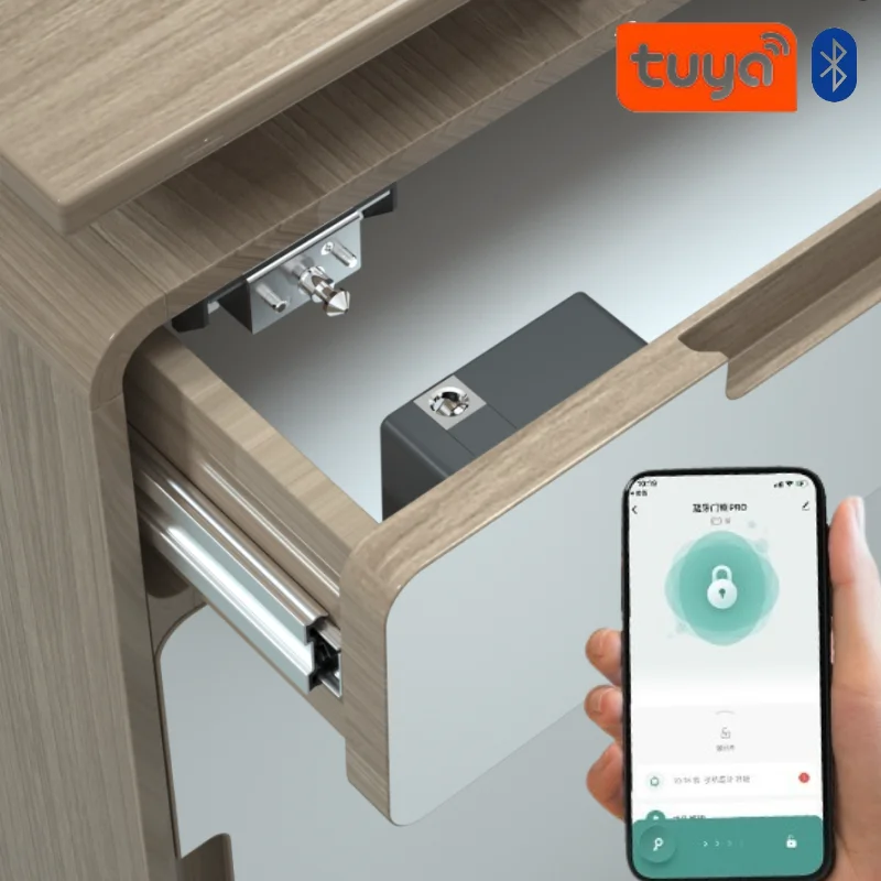 Tuya Smart Cabinet Door Lock K - Furniture Hardware Supplies ulasan dan harga