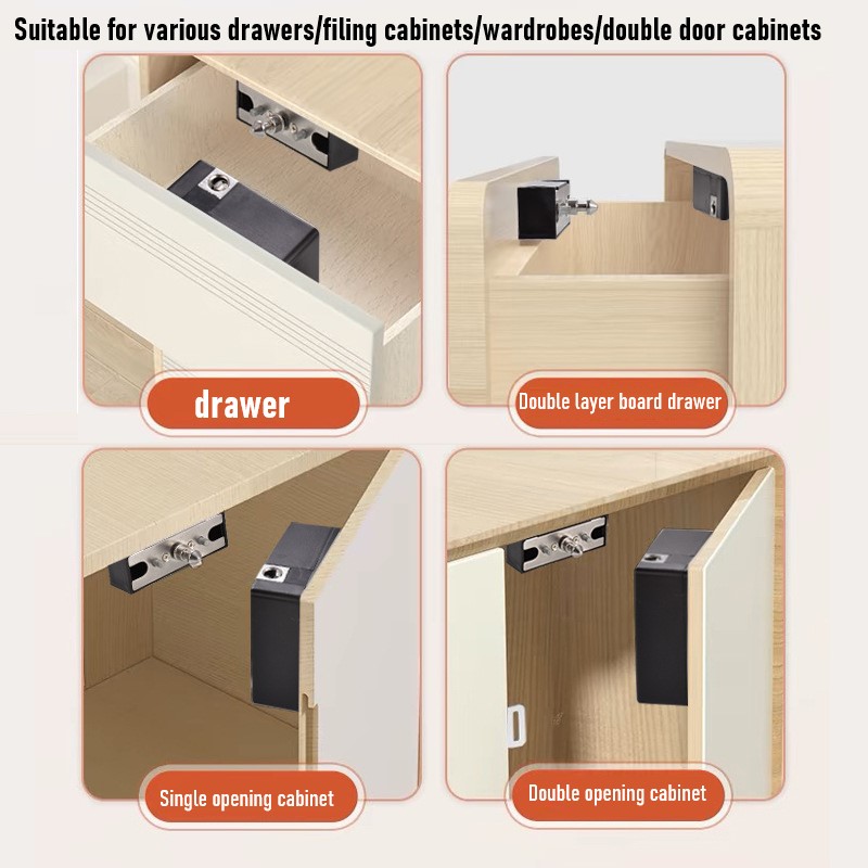 Tuya Smart Cabinet Door Lock K - Furniture Hardware Supplies ulasan dan harga