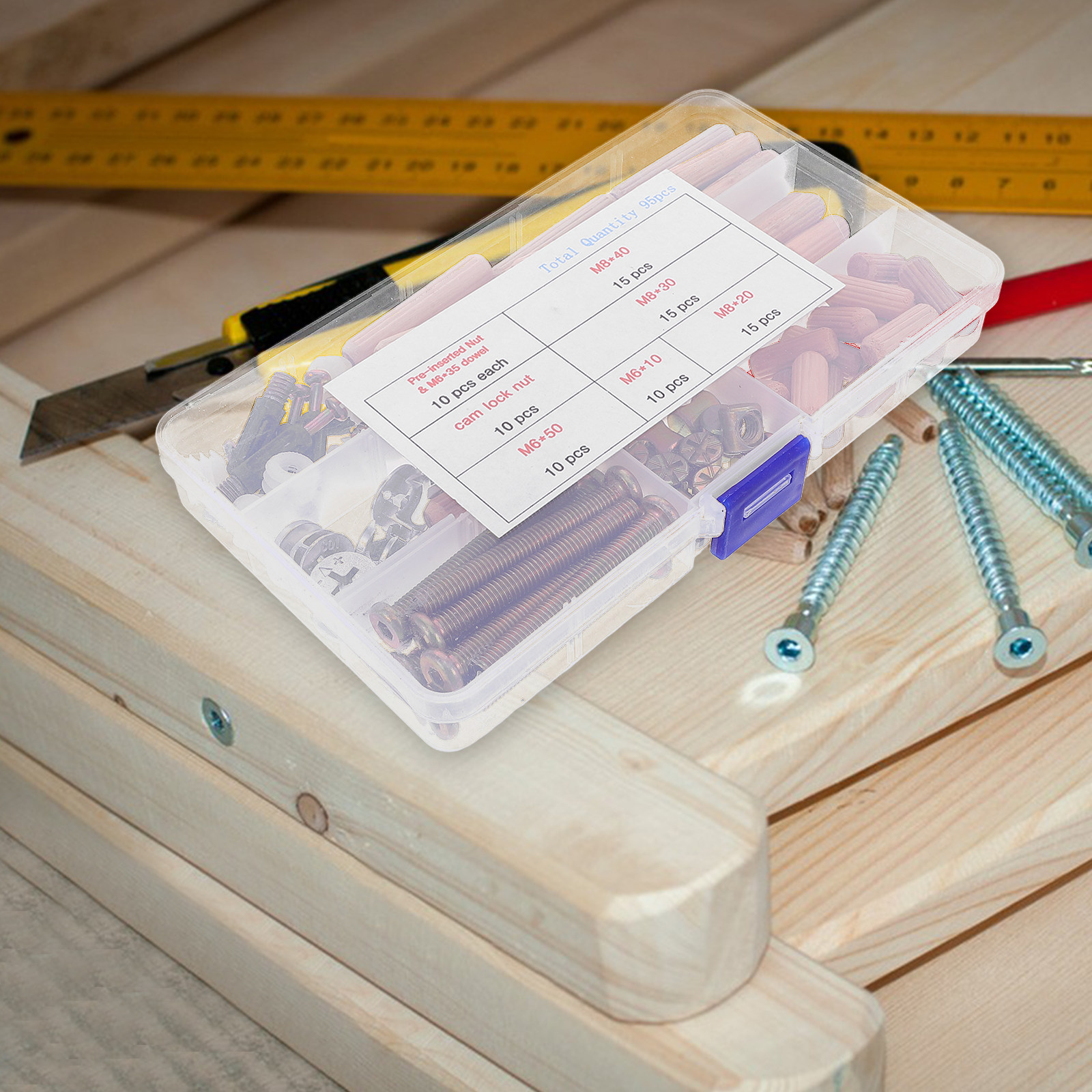 95Pcs Furniture Hardware Set B - Furniture Hardware ulasan dan harga